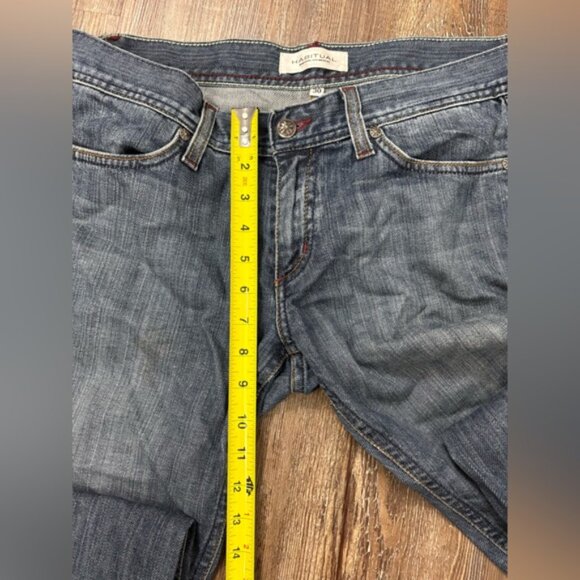 Habitual Straight Leg Nitro Blue Denim Jeans Size 30 Made in the USA Casual - Picture 9 of 11